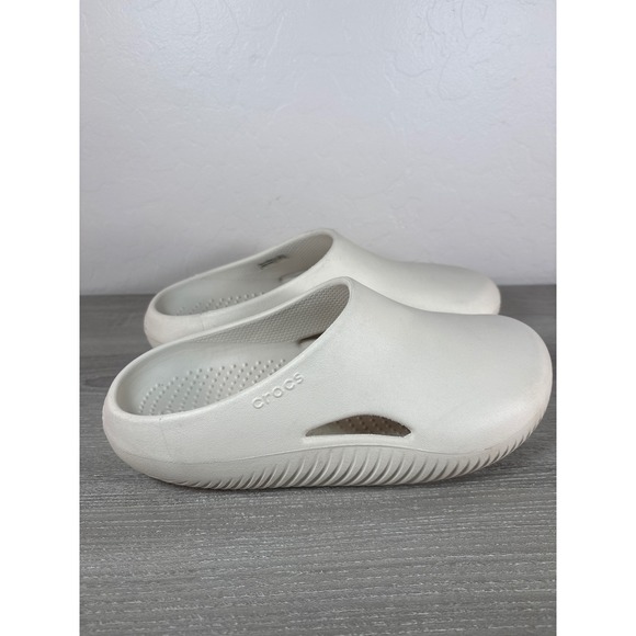 Crocs Mellow Recovery Unisex Clogs Sz M6/W8 Comfort Casual Stucco Vented Slip-On - Picture 4 of 7